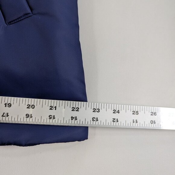 J. Crew Women's Pea Coat Puffer Jacket - Size XS Blue - Picture 11 of 15